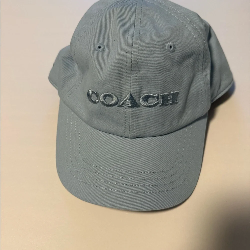Women’s, Coach Logo Baseball Cap in light blue - Picture 2 of 4
